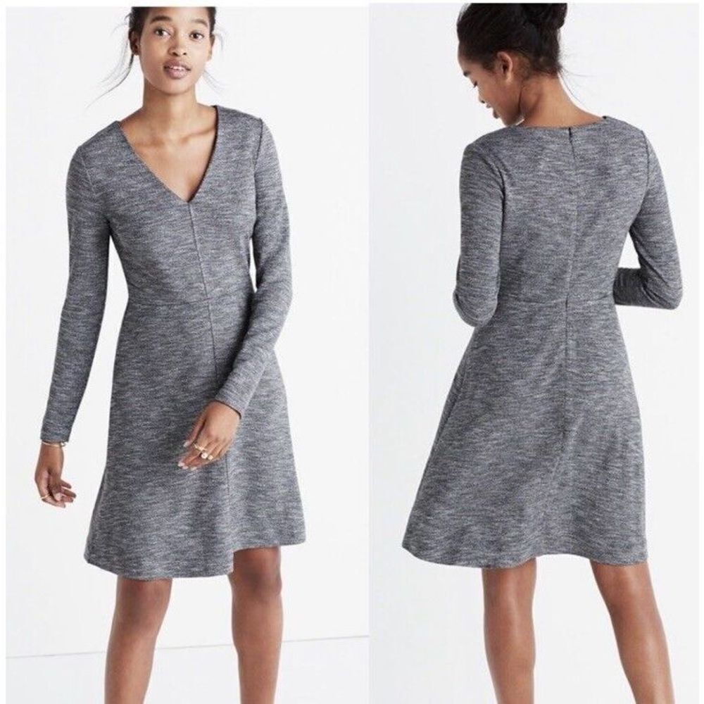 NWT Madewell Gray Midi Dress